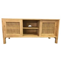 SM20-NWB01,-TV-STAND-RATTAN-2-DOORS,-120X40X54CM